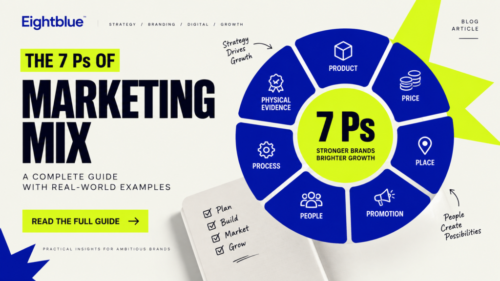 Brand identity design mockup for a modern business